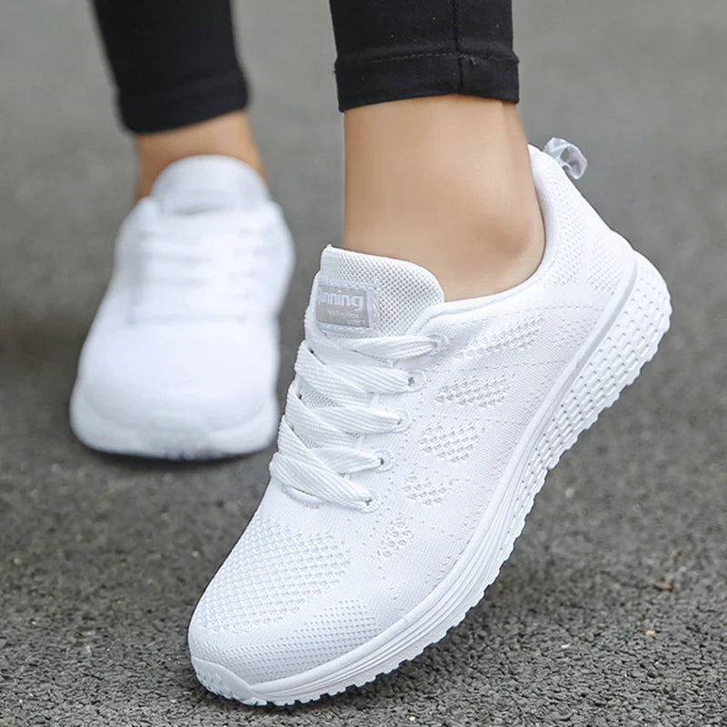 Women's Sneakers Fashion 2025 New Platform Ladies Shoes Trainers Casual Sneaker Woman Lace Up Tenis Feminino Female Sneakers