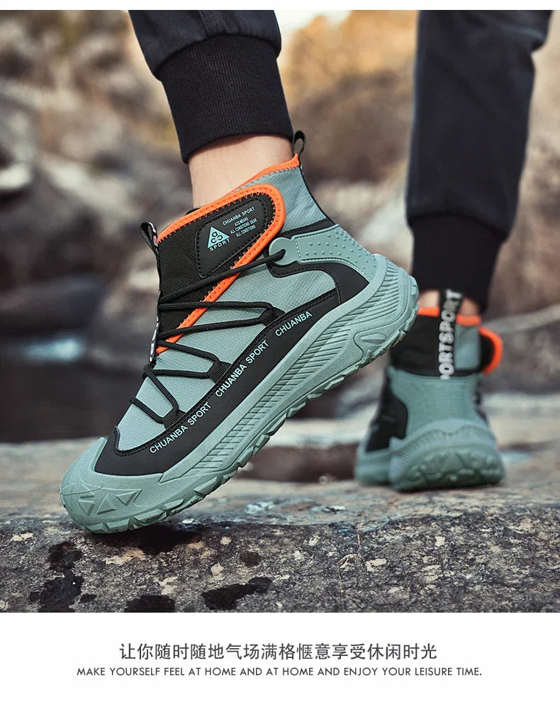 Sneakers Casual Hiking Outdoor Men Shoes Walking Fashion Running Tennis Skateboard Platform Sports Designer Luxury Loafers