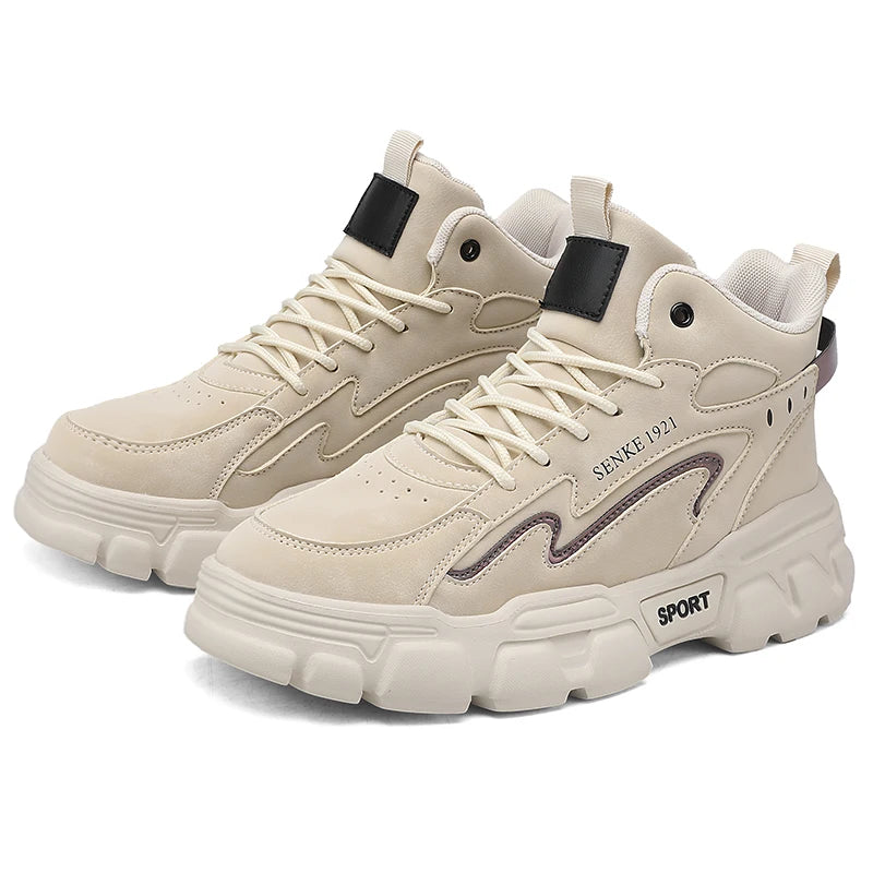 Sneakers Men Casual Autumn Vulcanized Shoes Male Walking Sport Shoes Outdoor Sneakers Male Sneakers Soft Sole Walking Shoes