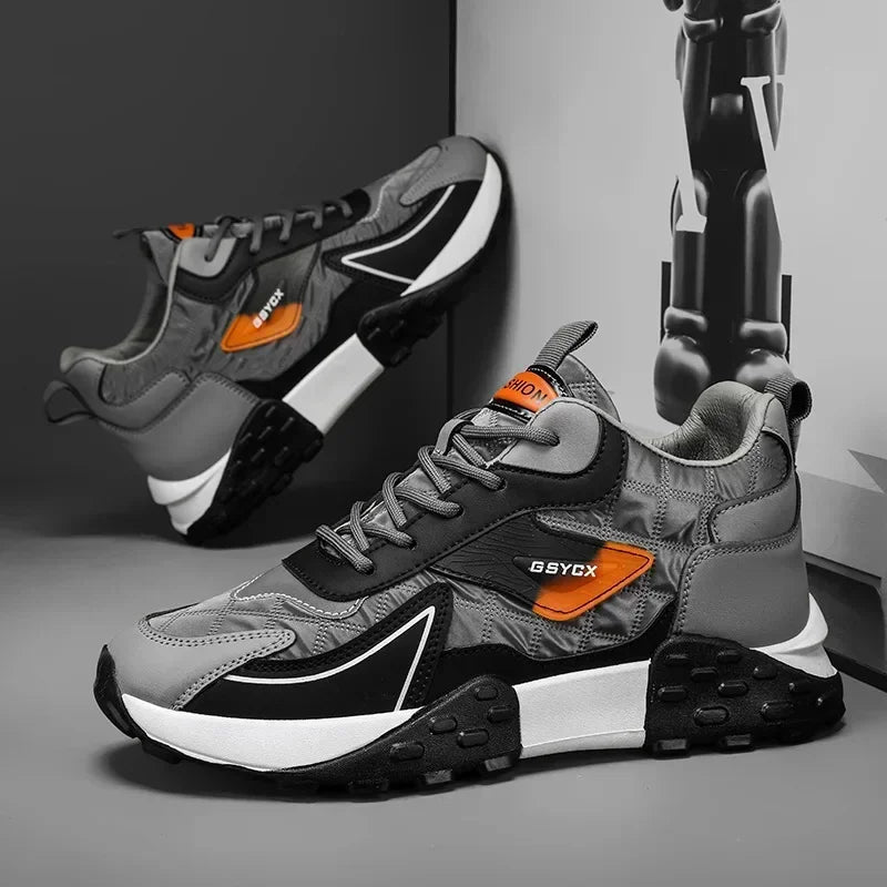 2025 New Sneakers Shoes for Men Luxury Platform Male Sneakers High Quality Casual Running Shoes Winter Plus Size Cotton Shoes