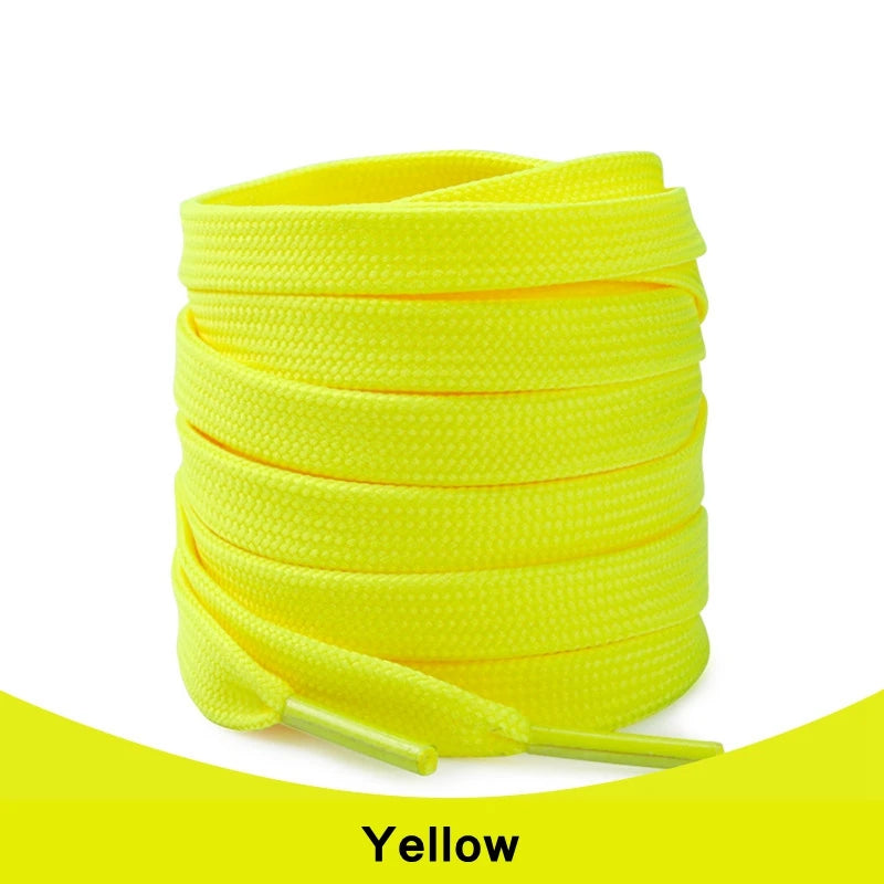 1Pair Sneakers Shoelaces Shoes Accessories Laces for Shoes Unisex Flat Shoe Lace Classic Shoelace Af1 Solid Color Shoe Strings