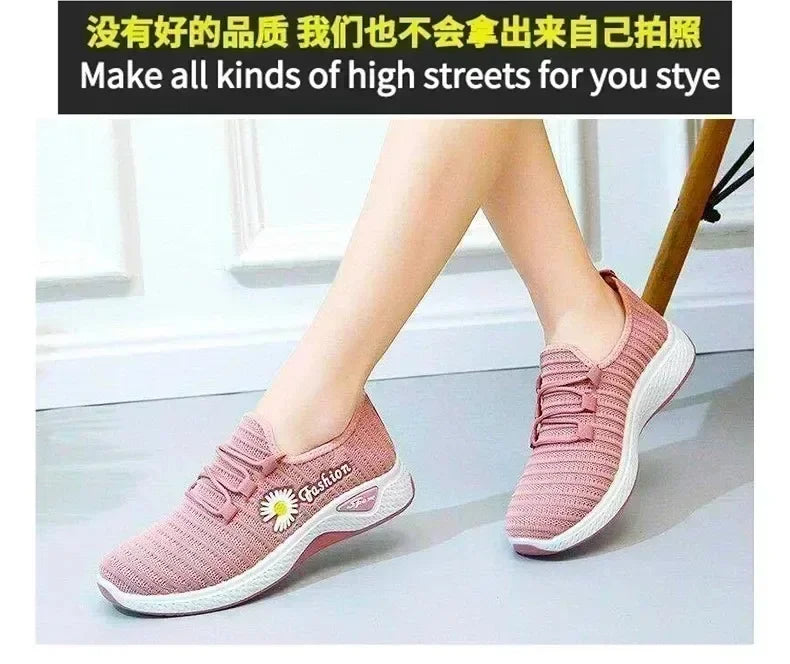 Women's Sneakers 2025 New Spring and Summer Fashion Versatile Soft Sole Lightweight Casual Running Shoes for Children