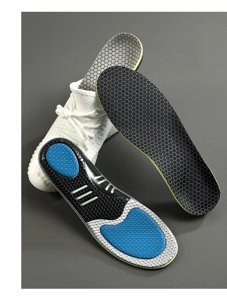 Sports Insoles For Shoes Men Women Arch Support Orthopedic Insoles Sweat Shock Absorbent Antibacterial Breathable Shoe Pad