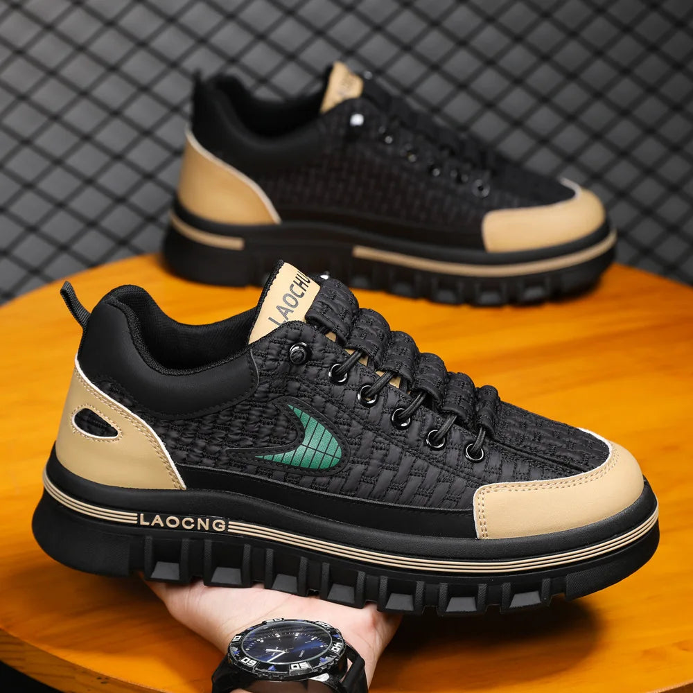 Men Chunky Sneakers Fashion Non-slip Luxury Brand Men's Sneakers Designer Platform Casual Board Shoe Man's Vulcanize Shoe