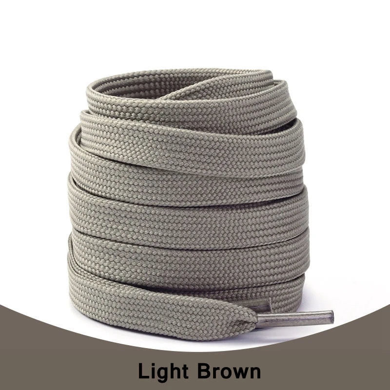 1Pair Sneakers Shoelaces Shoes Accessories Laces for Shoes Unisex Flat Shoe Lace Classic Shoelace Af1 Solid Color Shoe Strings