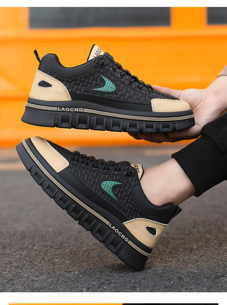 Men Chunky Sneakers Fashion Non-slip Luxury Brand Men's Sneakers Designer Platform Casual Board Shoe Man's Vulcanize Shoe