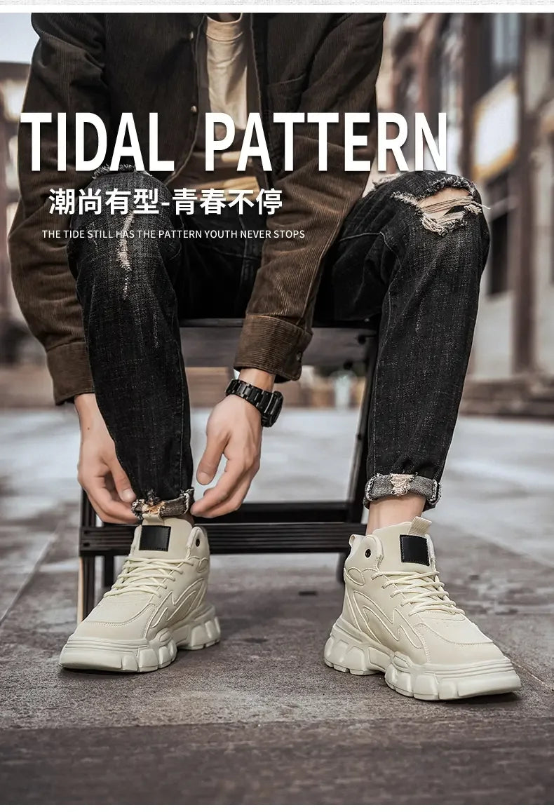 Sneakers Men Casual Autumn Vulcanized Shoes Male Walking Sport Shoes Outdoor Sneakers Male Sneakers Soft Sole Walking Shoes