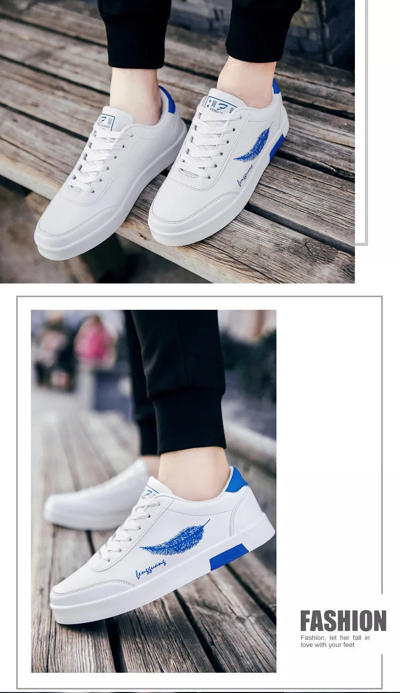 Men Sneakers Summer Men's White Sports Shoes Fashion Male Leather Casual Light Sports Shoes Zapatillas Hombre Chaussure Homme