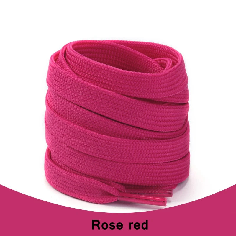 1Pair Sneakers Shoelaces Shoes Accessories Laces for Shoes Unisex Flat Shoe Lace Classic Shoelace Af1 Solid Color Shoe Strings