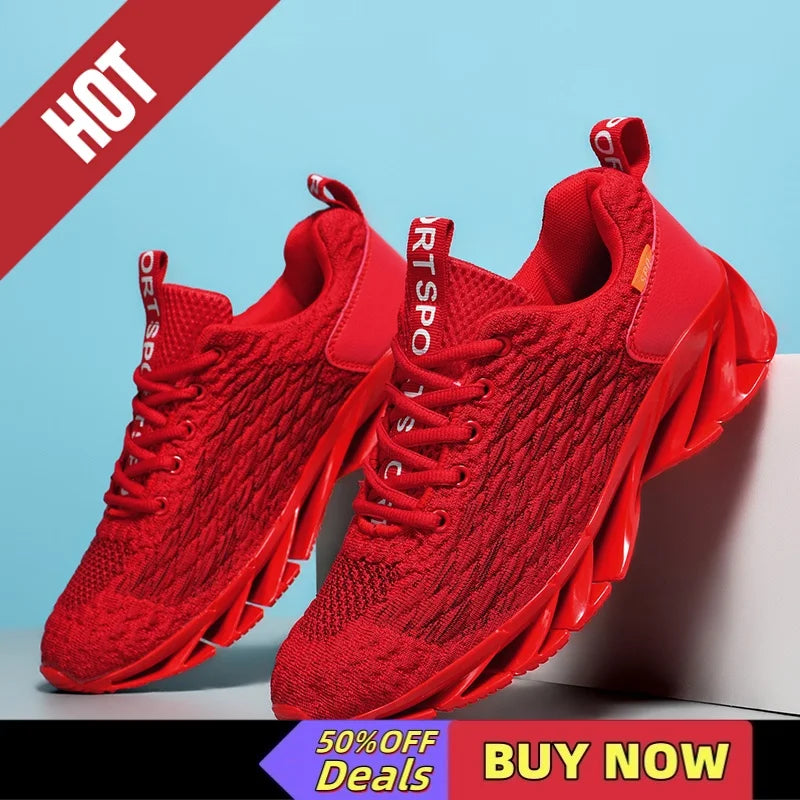 Trend Sneakers Men Running Shoes Sports Breathable Comfortable Men Athletic Outdoor Hiking Shoes Sneakers Leisure Footwear Male