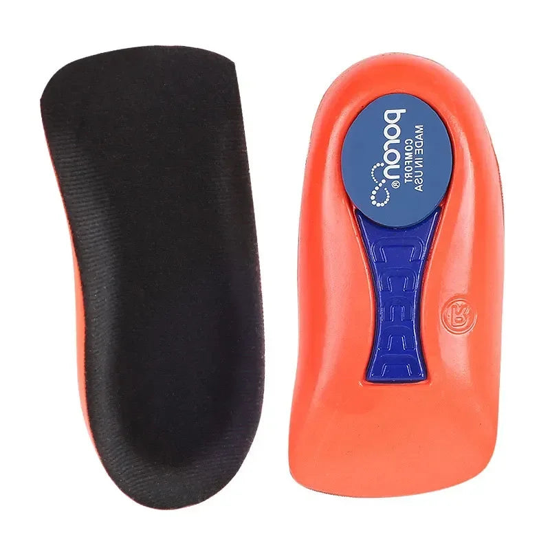 Sneakers Half Insoles for Feet Shock Absorption Elasticity Running Arch Support Orthopedic Heel Pad Plantar Fascitis Shoe Insert