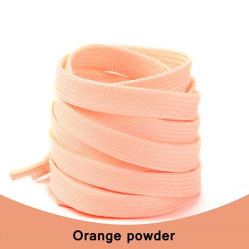1Pair Sneakers Shoelaces Shoes Accessories Laces for Shoes Unisex Flat Shoe Lace Classic Shoelace Af1 Solid Color Shoe Strings