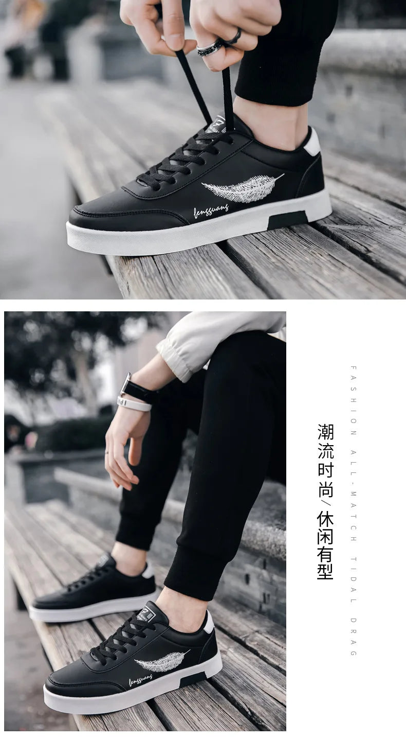 Men Sneakers Summer Men's White Sports Shoes Fashion Male Leather Casual Light Sports Shoes Zapatillas Hombre Chaussure Homme