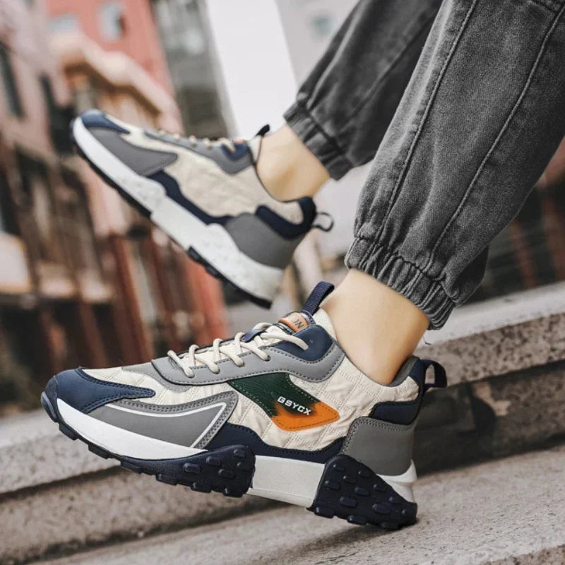 2025 New Sneakers Shoes for Men Luxury Platform Male Sneakers High Quality Casual Running Shoes Winter Plus Size Cotton Shoes