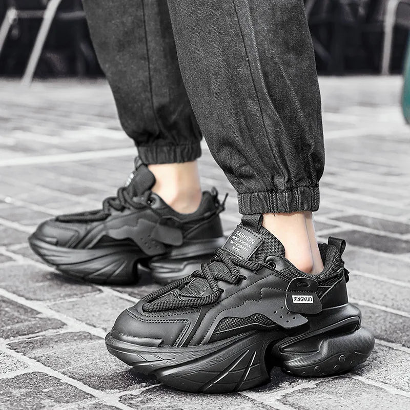 British Style Sneakers Men New Casual Shoes For Men Platform Basketball Sneakers Male Street Style Man Shoes