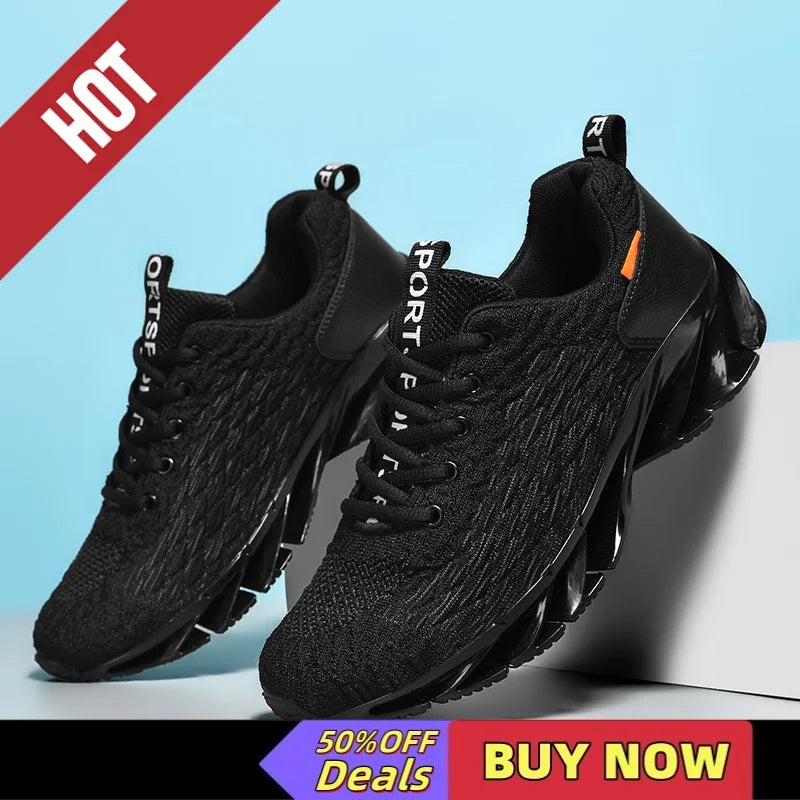 Trend Sneakers Men Running Shoes Sports Breathable Comfortable Men Athletic Outdoor Hiking Shoes Sneakers Leisure Footwear Male
