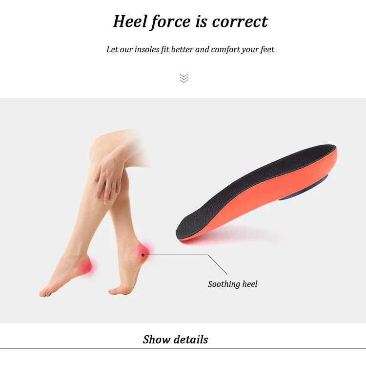 Sneakers Half Insoles for Feet Shock Absorption Elasticity Running Arch Support Orthopedic Heel Pad Plantar Fascitis Shoe Insert