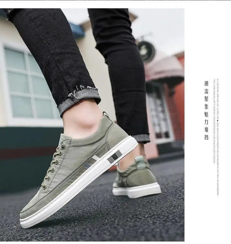 Sneakers Men Shoes Comfortable Breathable Ice Silk Casual Shoes Lightweight Walking Flat Shoes Male Sneakers Summer Tennis Shoe