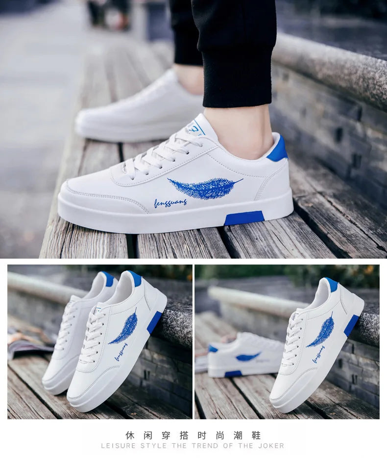Men Sneakers Summer Men's White Sports Shoes Fashion Male Leather Casual Light Sports Shoes Zapatillas Hombre Chaussure Homme