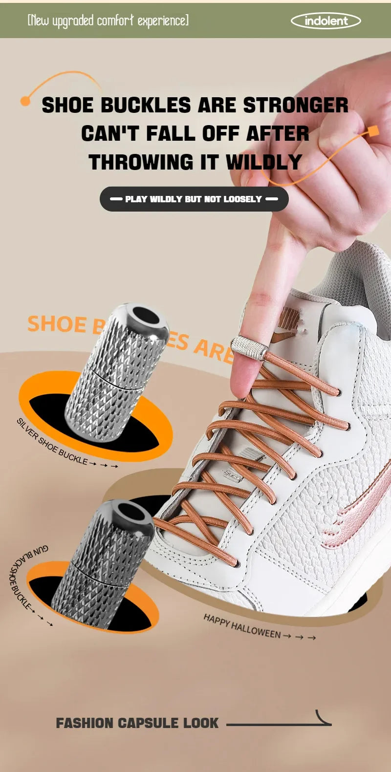 New Elastic Laces Sneakers Tennis Round Shoe laces Without ties Kids Adult No Tie Shoelace Rubber Bands Shoe Accessories
