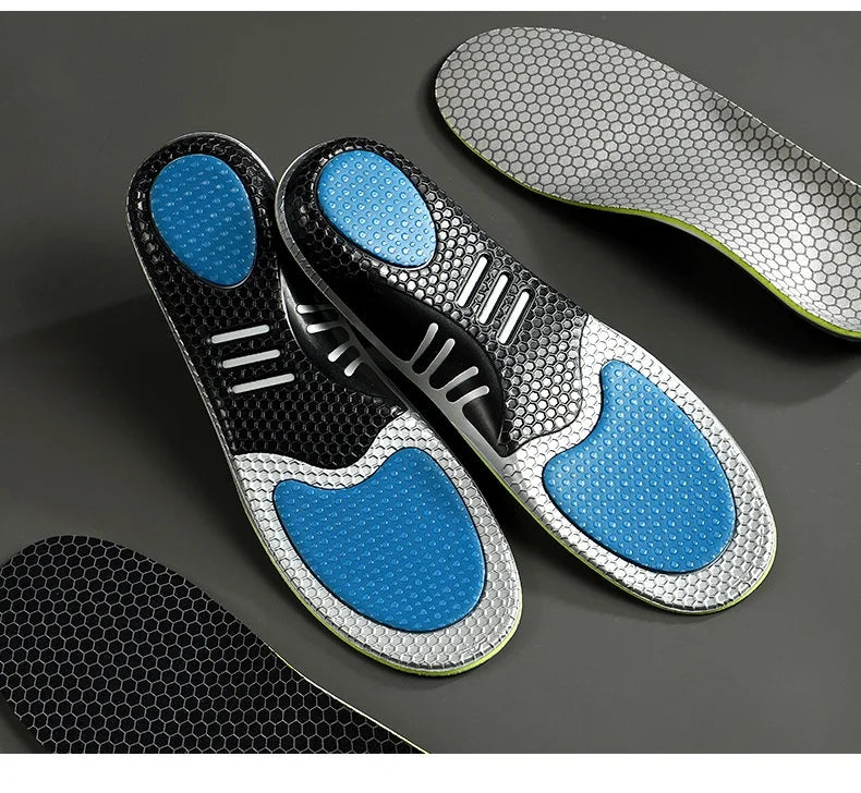 Sports Insoles For Shoes Men Women Arch Support Orthopedic Insoles Sweat Shock Absorbent Antibacterial Breathable Shoe Pad