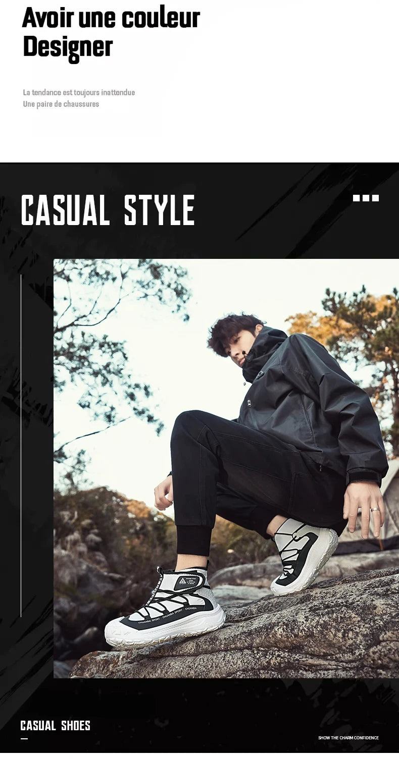 Sneakers Casual Hiking Outdoor Men Shoes Walking Fashion Running Tennis Skateboard Platform Sports Designer Luxury Loafers