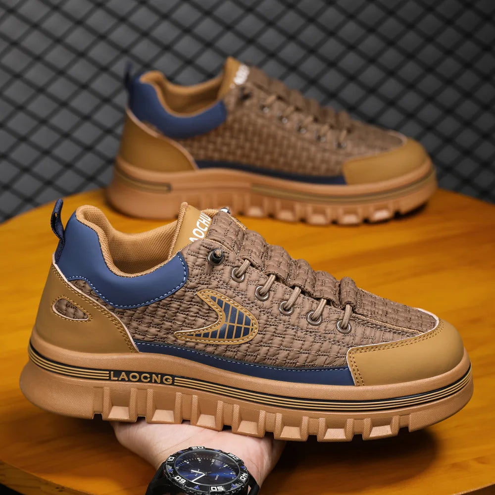Men Chunky Sneakers Fashion Non-slip Luxury Brand Men's Sneakers Designer Platform Casual Board Shoe Man's Vulcanize Shoe