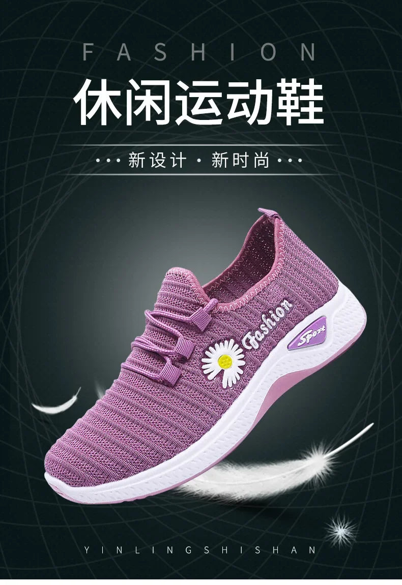 Women's Sneakers 2025 New Spring and Summer Fashion Versatile Soft Sole Lightweight Casual Running Shoes for Children