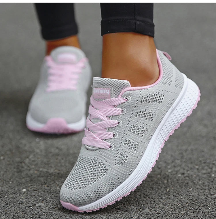 Women's Sneakers Fashion 2025 New Platform Ladies Shoes Trainers Casual Sneaker Woman Lace Up Tenis Feminino Female Sneakers