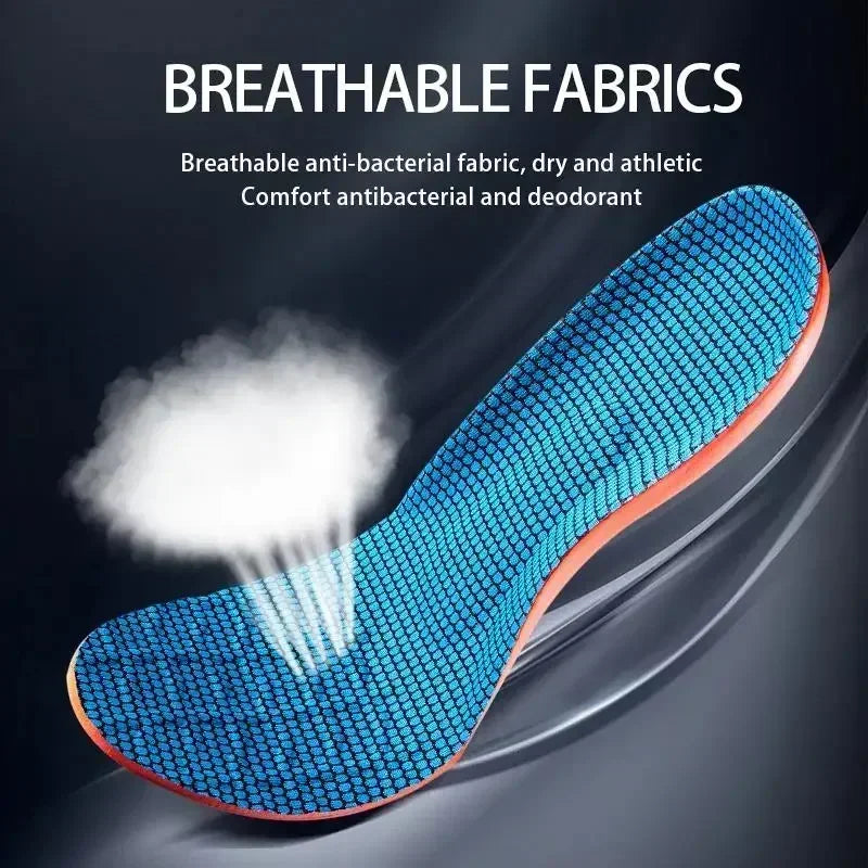 Sport Insoles for Shoes Sole Orthopedic Insoles Shock Absorption Deodorant Breathable Cushion Arch Support Ease Feet Pressure