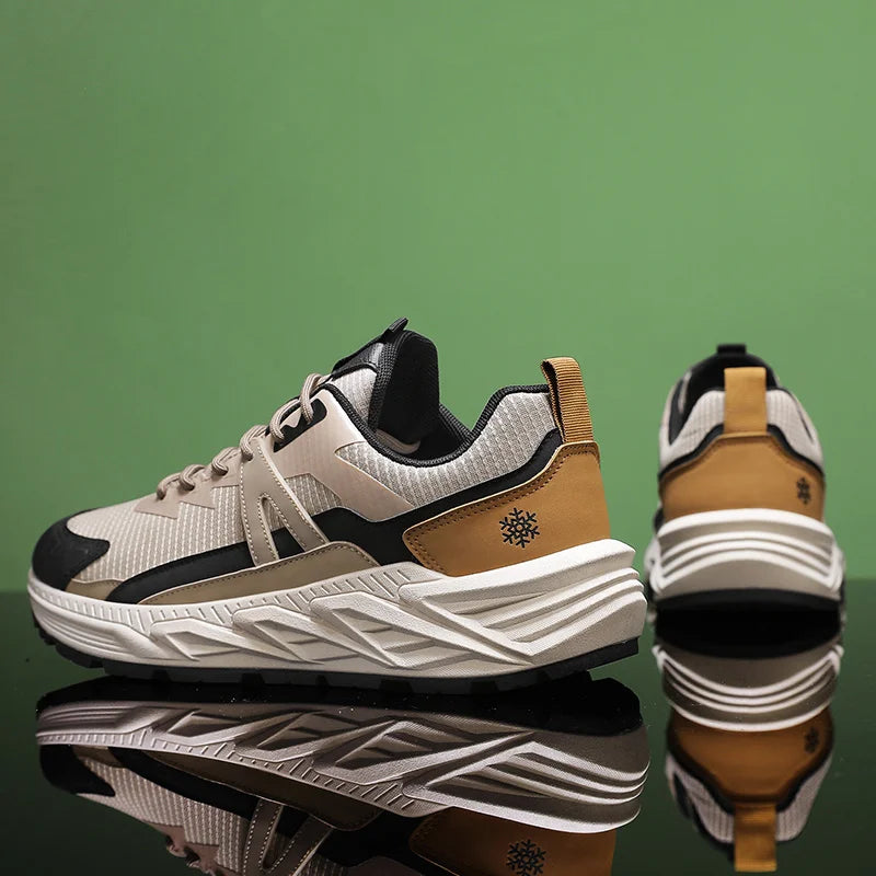 Casual Sneakers Men Low-top Breathable Sports Shoes for Men Fashion All-seasons Walking Shoes Trendy Trainers for Man 2025 New