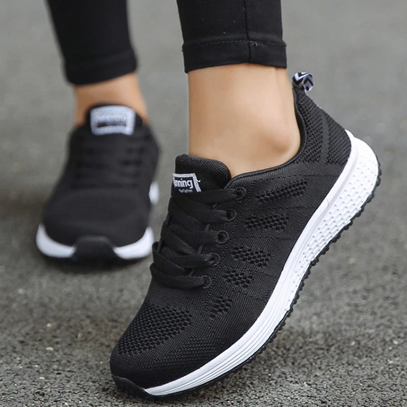 Women's Sneakers Fashion 2025 New Platform Ladies Shoes Trainers Casual Sneaker Woman Lace Up Tenis Feminino Female Sneakers