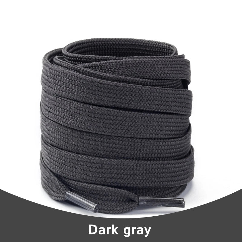 1Pair Sneakers Shoelaces Shoes Accessories Laces for Shoes Unisex Flat Shoe Lace Classic Shoelace Af1 Solid Color Shoe Strings