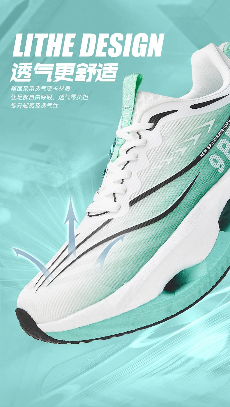 NEW Marathon Sneakers Men's Sports Shoes Women Flat Wear Resistant Sneakers Comfortable Platform Soft Race Running Shoes for Man