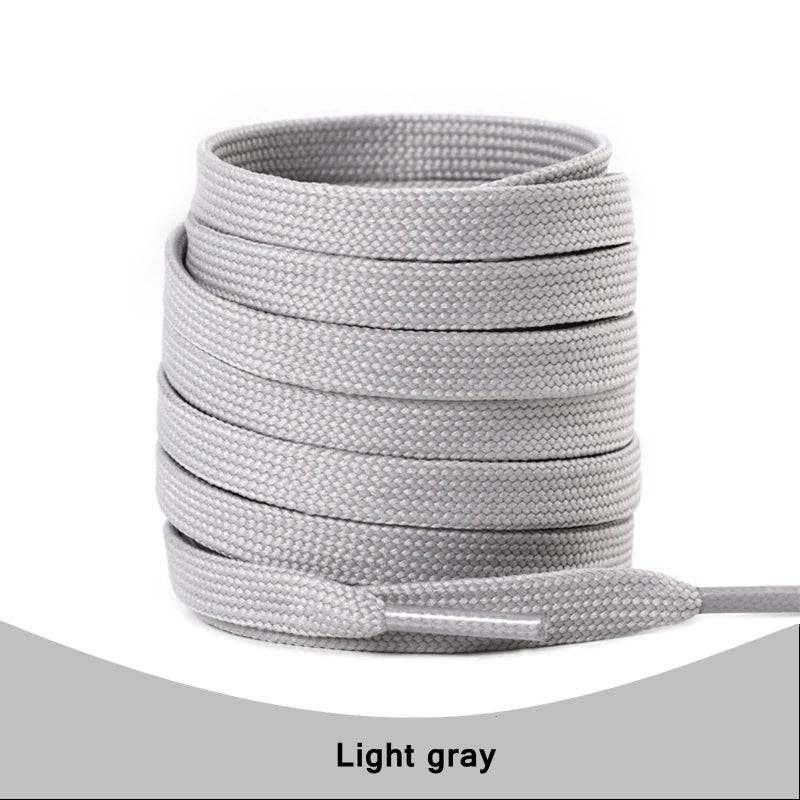 1Pair Sneakers Shoelaces Shoes Accessories Laces for Shoes Unisex Flat Shoe Lace Classic Shoelace Af1 Solid Color Shoe Strings