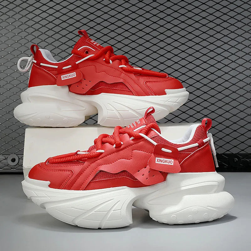 British Style Sneakers Men New Casual Shoes For Men Platform Basketball Sneakers Male Street Style Man Shoes