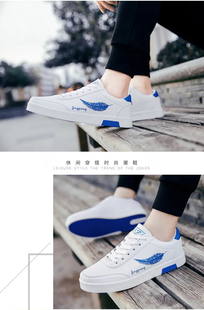 Men Sneakers Summer Men's White Sports Shoes Fashion Male Leather Casual Light Sports Shoes Zapatillas Hombre Chaussure Homme