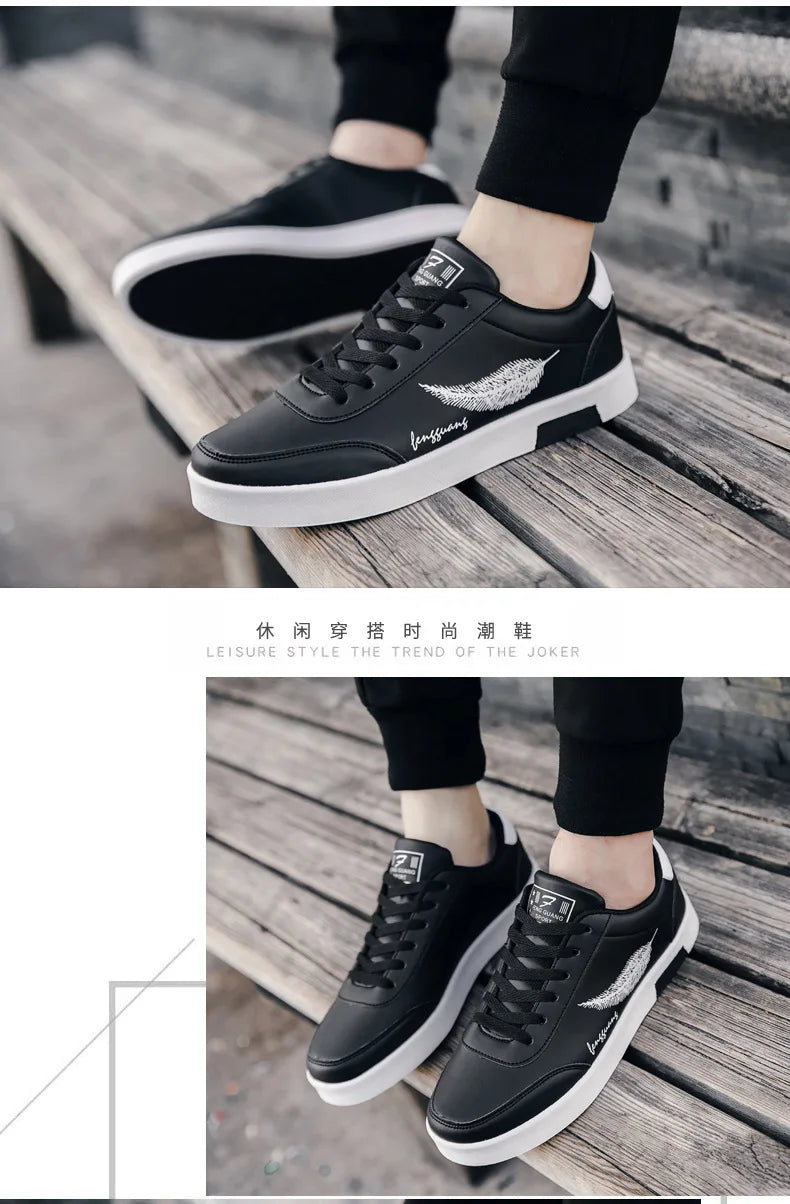 Men Sneakers Summer Men's White Sports Shoes Fashion Male Leather Casual Light Sports Shoes Zapatillas Hombre Chaussure Homme