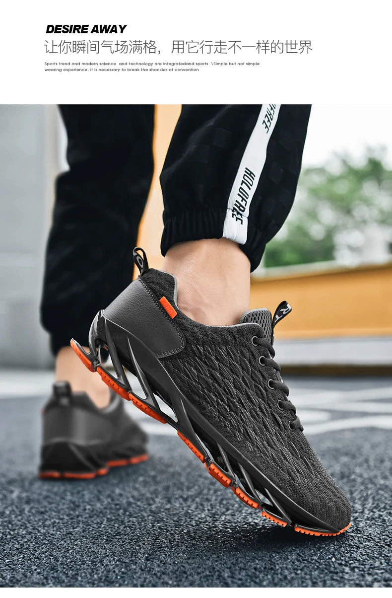 Trend Sneakers Men Running Shoes Sports Breathable Comfortable Men Athletic Outdoor Hiking Shoes Sneakers Leisure Footwear Male