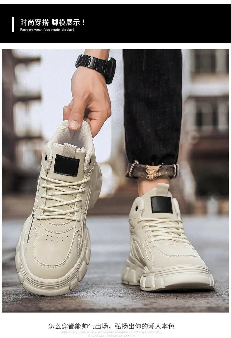 Sneakers Men Casual Autumn Vulcanized Shoes Male Walking Sport Shoes Outdoor Sneakers Male Sneakers Soft Sole Walking Shoes