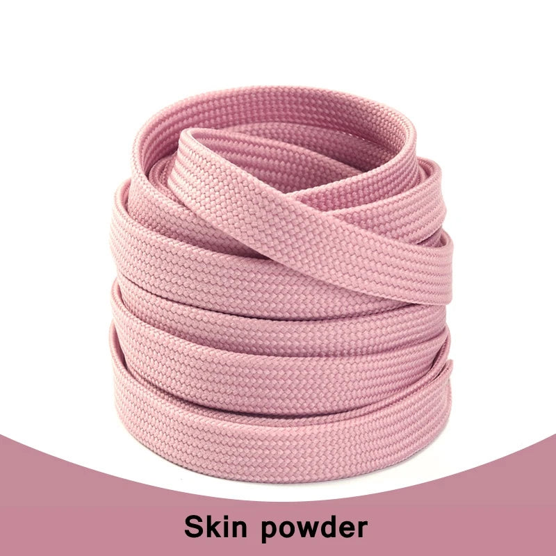 1Pair Sneakers Shoelaces Shoes Accessories Laces for Shoes Unisex Flat Shoe Lace Classic Shoelace Af1 Solid Color Shoe Strings