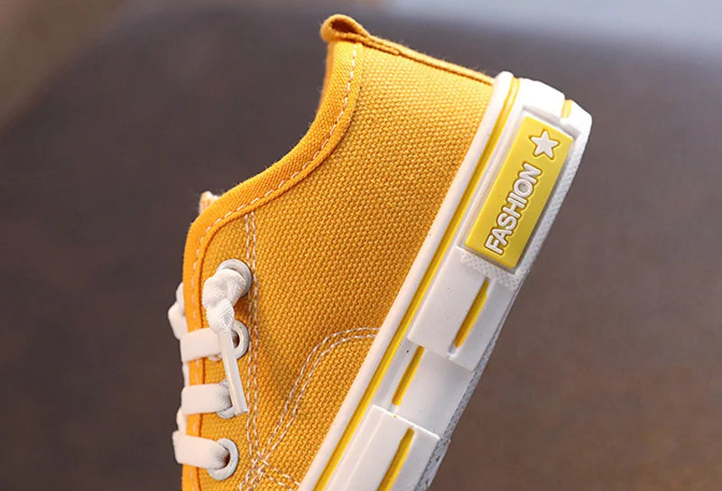 Kid Sneakers Summer Canvas Shoes For Children Fashion Anti-slip Baby Shoes Girls Boys Breathable Casual Shoes Slippers 21-32