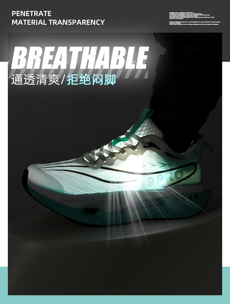 NEW Marathon Sneakers Men's Sports Shoes Women Flat Wear Resistant Sneakers Comfortable Platform Soft Race Running Shoes for Man