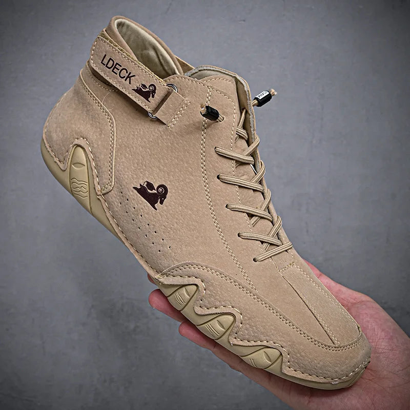 Men Sneakers 2022 New In Casual Shoes Male High Top Sneakers Winter Warm Designer Fashion Loafers Lace Up Shoes Men Ankle Boots