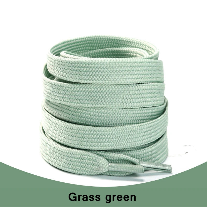 1Pair Sneakers Shoelaces Shoes Accessories Laces for Shoes Unisex Flat Shoe Lace Classic Shoelace Af1 Solid Color Shoe Strings