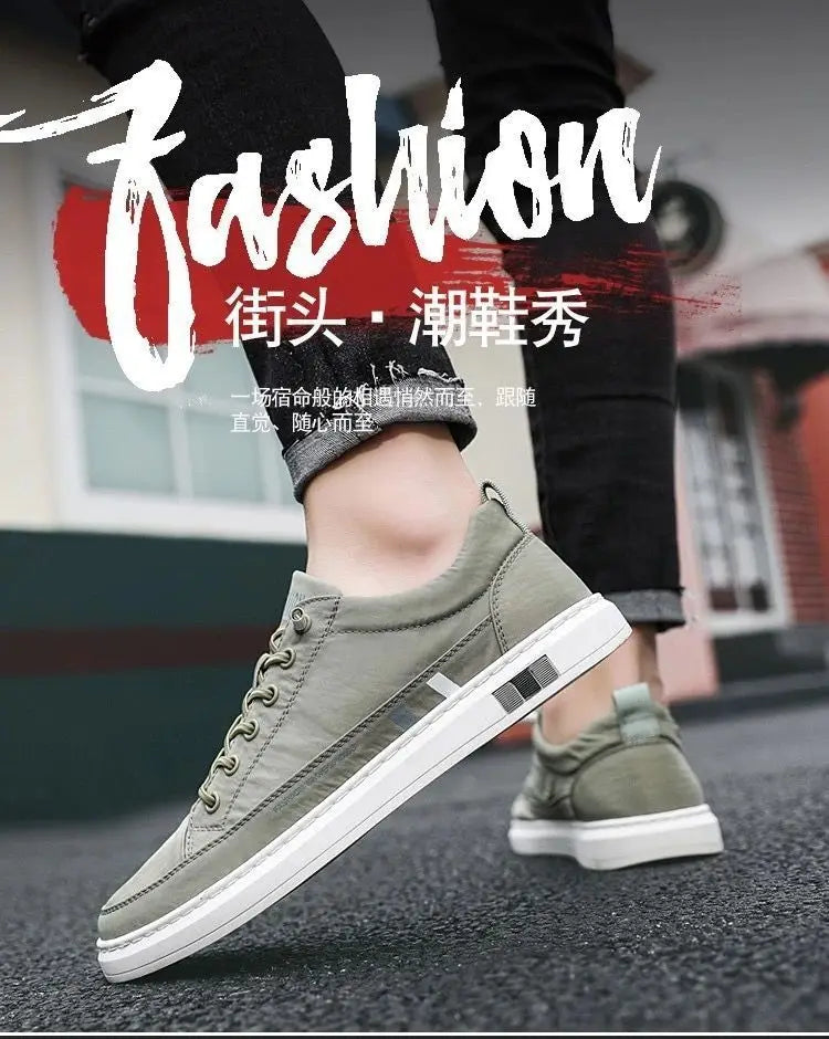 Sneakers Men Shoes Comfortable Breathable Ice Silk Casual Shoes Lightweight Walking Flat Shoes Male Sneakers Summer Tennis Shoe