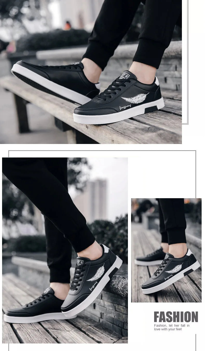 Men Sneakers Summer Men's White Sports Shoes Fashion Male Leather Casual Light Sports Shoes Zapatillas Hombre Chaussure Homme