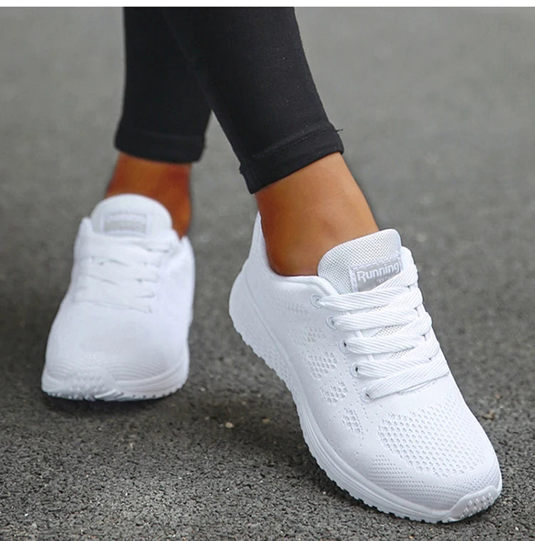 Women's Sneakers Fashion 2025 New Platform Ladies Shoes Trainers Casual Sneaker Woman Lace Up Tenis Feminino Female Sneakers
