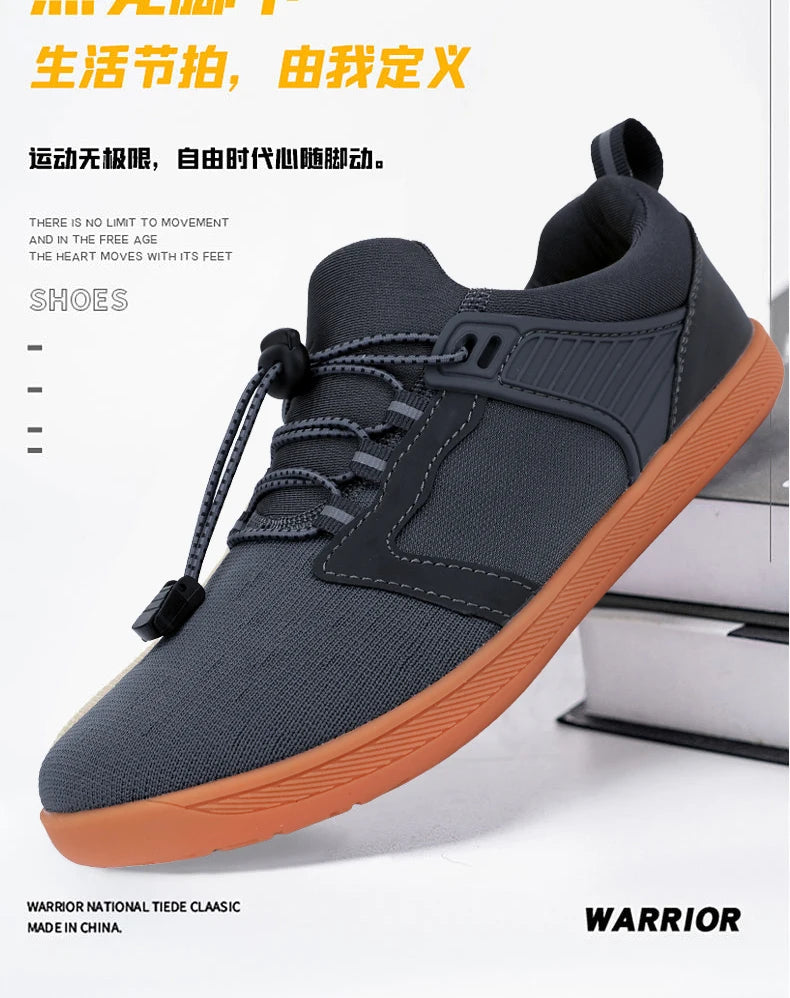 Men's Sneakers Barefoot Shoes Cross-Trainer Shoes Wide Toe Walking Shoes Zero Drop Sole Trail Running Shose