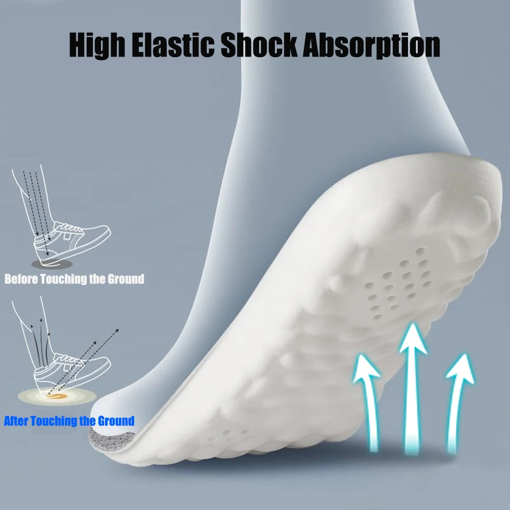 High Quality Sports Insoles for Shoes Men Memory Foam Woman Templates Arch Support Orthopedic Insoles for Sneakers Shoe Pad